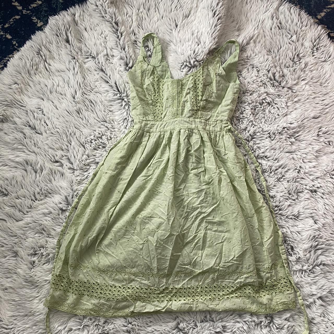 Pastel green Delia’s size S dress. Never worn. 100%... - Depop