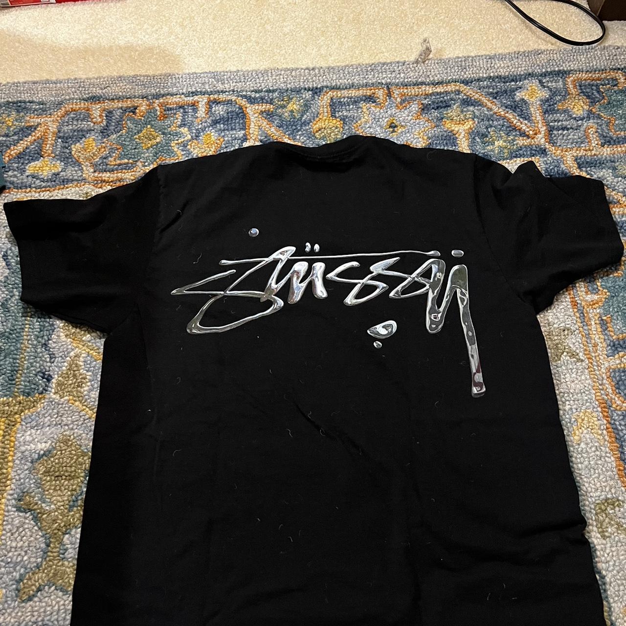 Stussy Mercury Tee (liquid metal black)