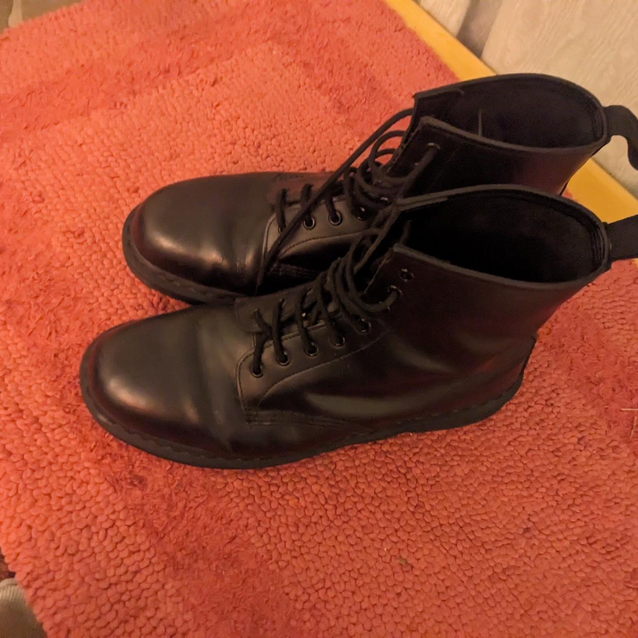 1460 mono smooth leather ankle boots