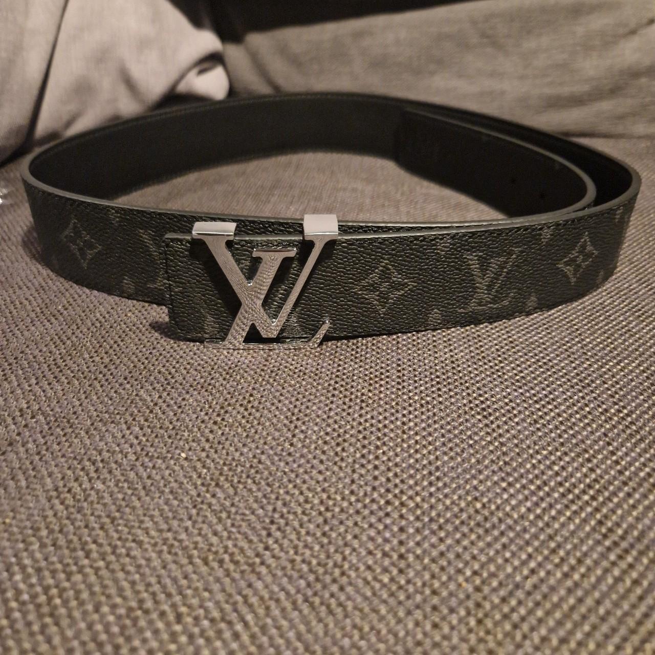 louis vuitton leather belt