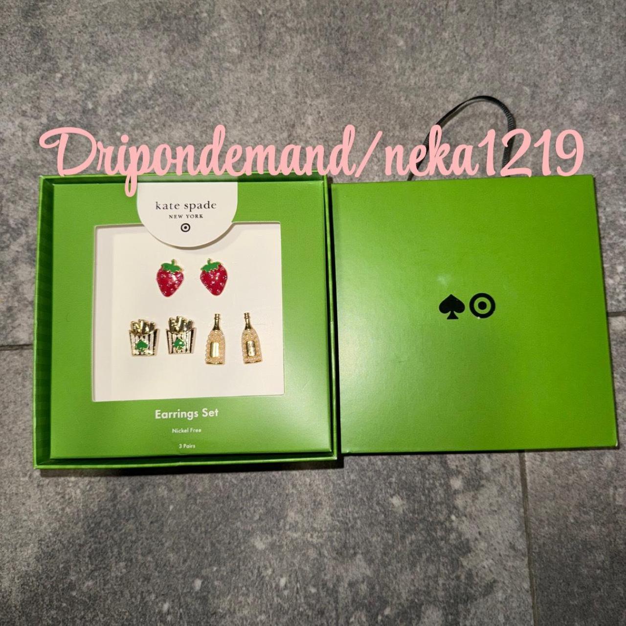 ◆Targetコラボ◆【Kate Spade】★ピアス★ Mixed Earrings 3pk Kate Spade x Target Stud Earrings Set Sunglasses Flowers