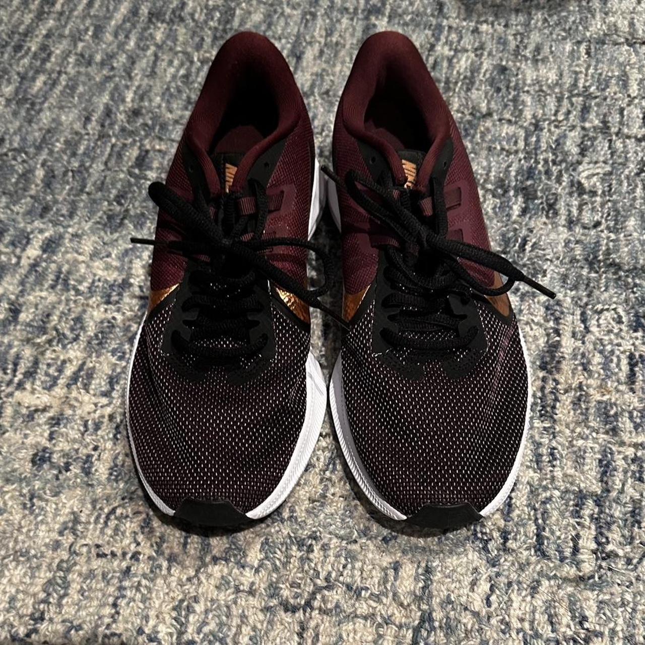 BRAND NEW Burgundy and black Nike running shoes