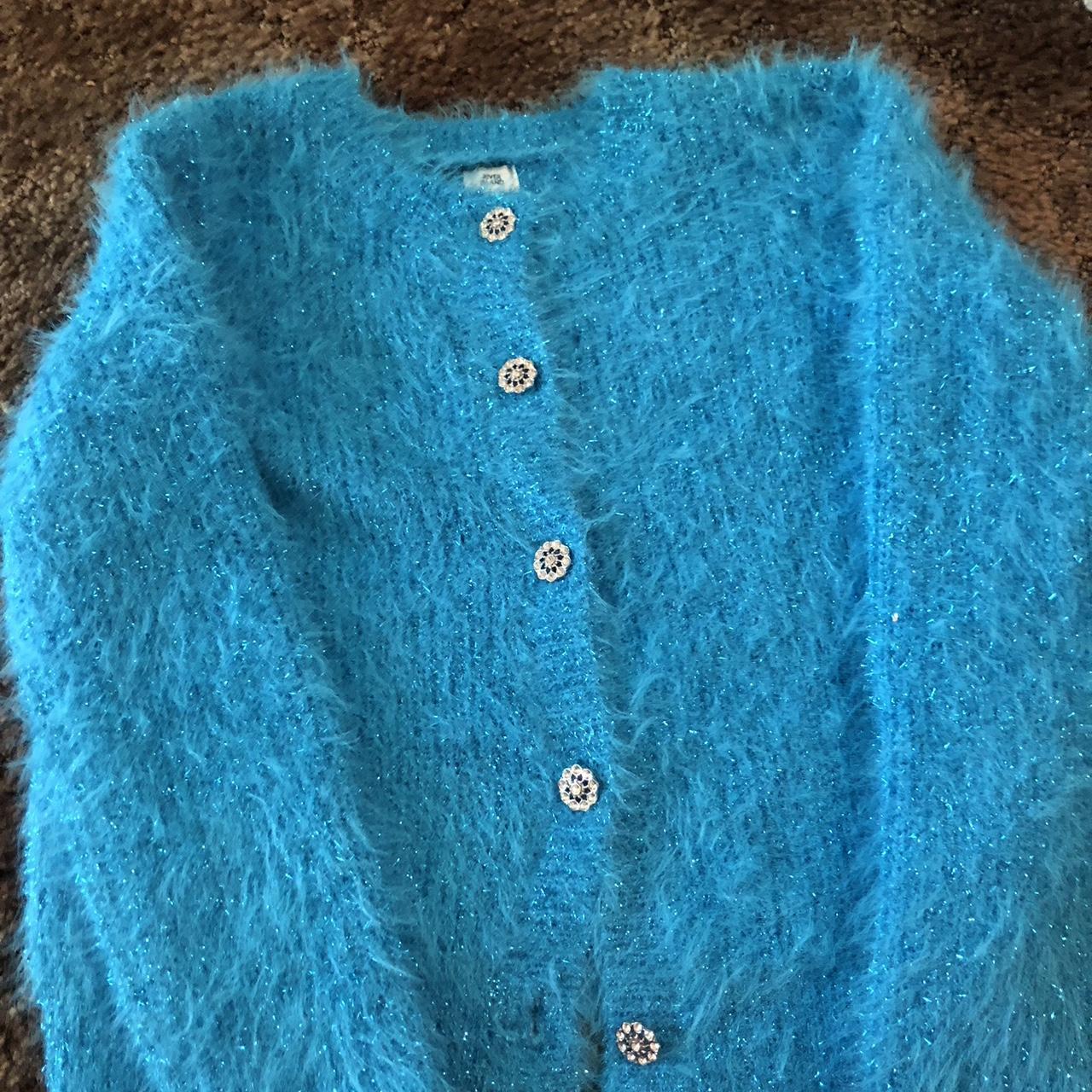 Blue store sparkly cardigan