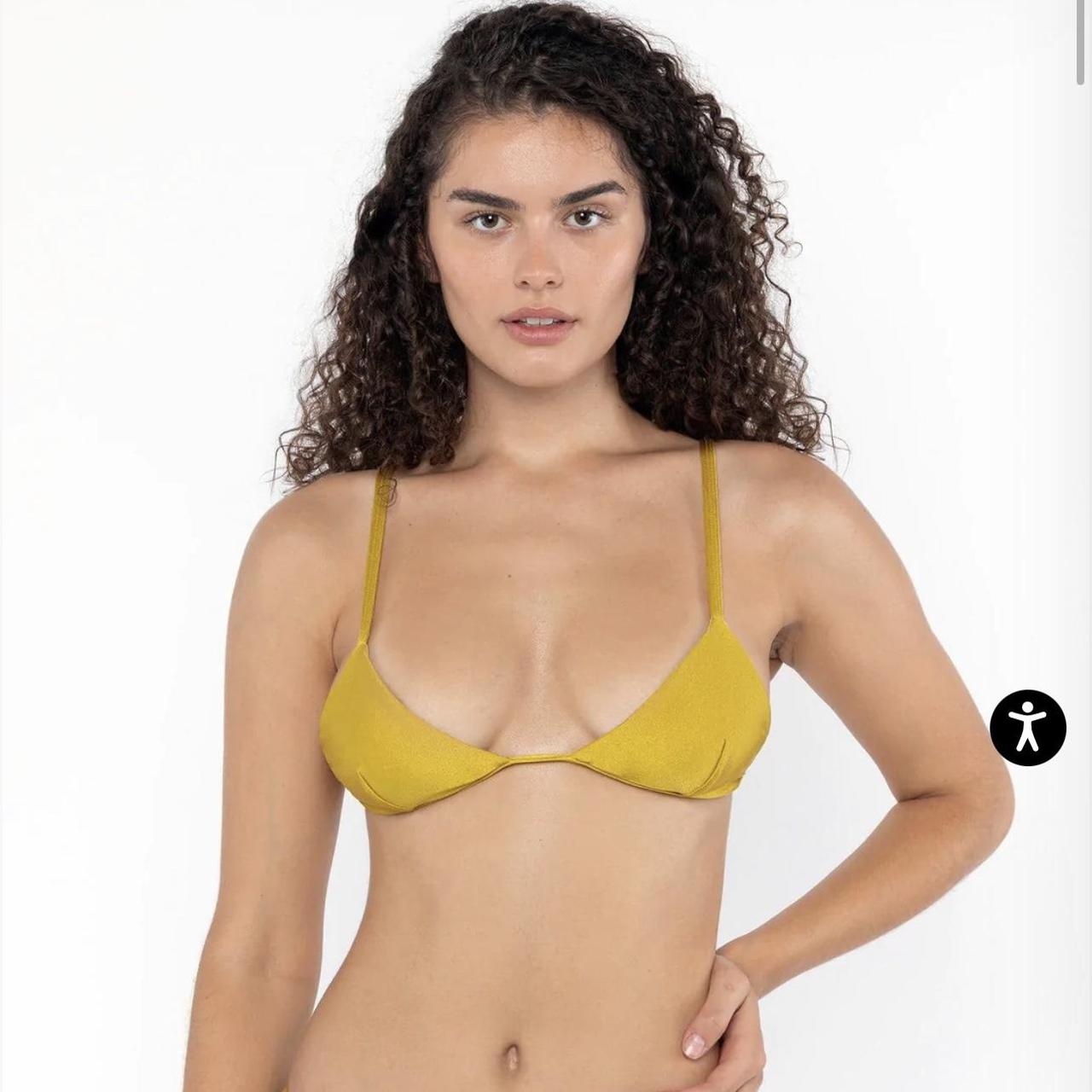 los angeles apparel bikini set the strappy bikini... Depop