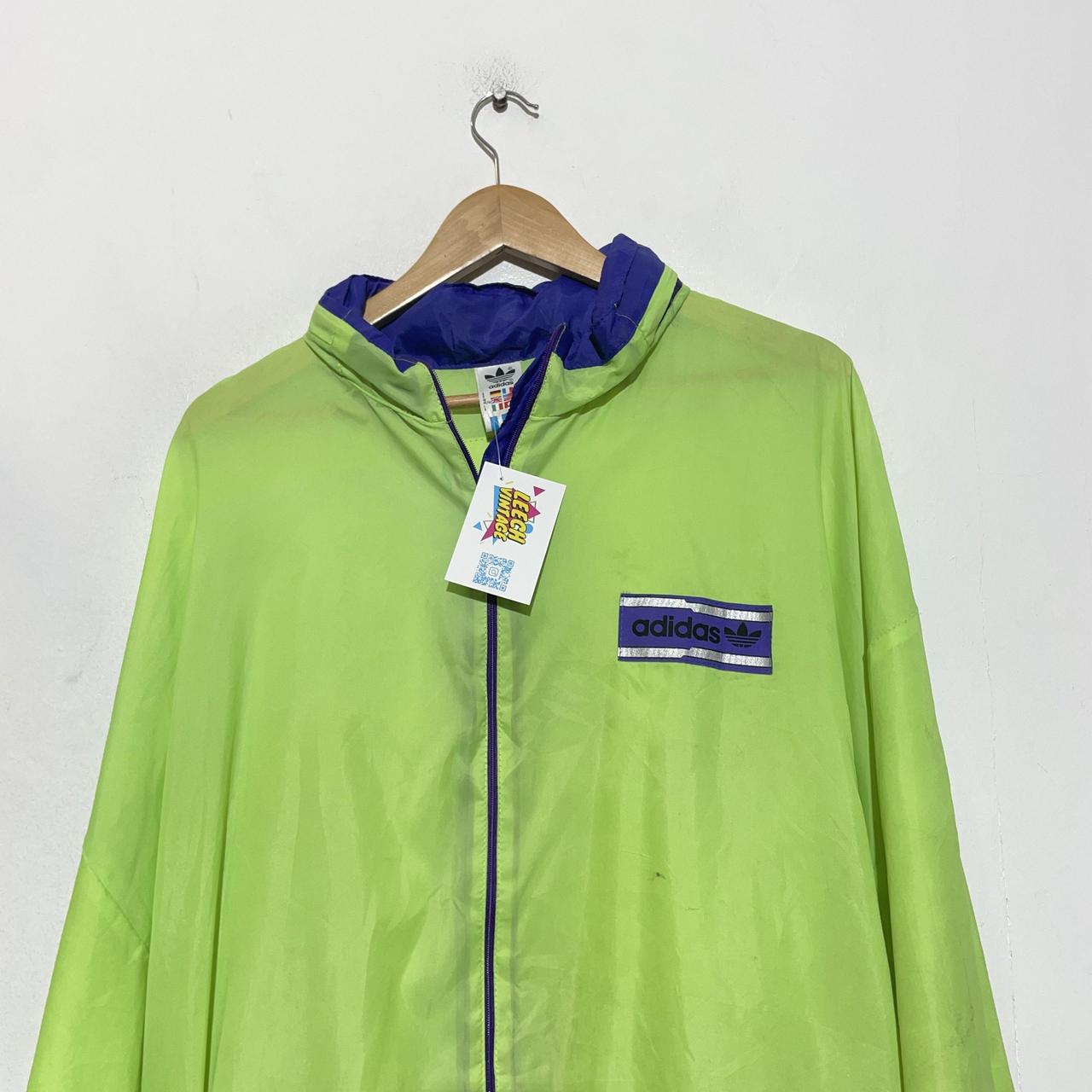 adidas lime green jacket