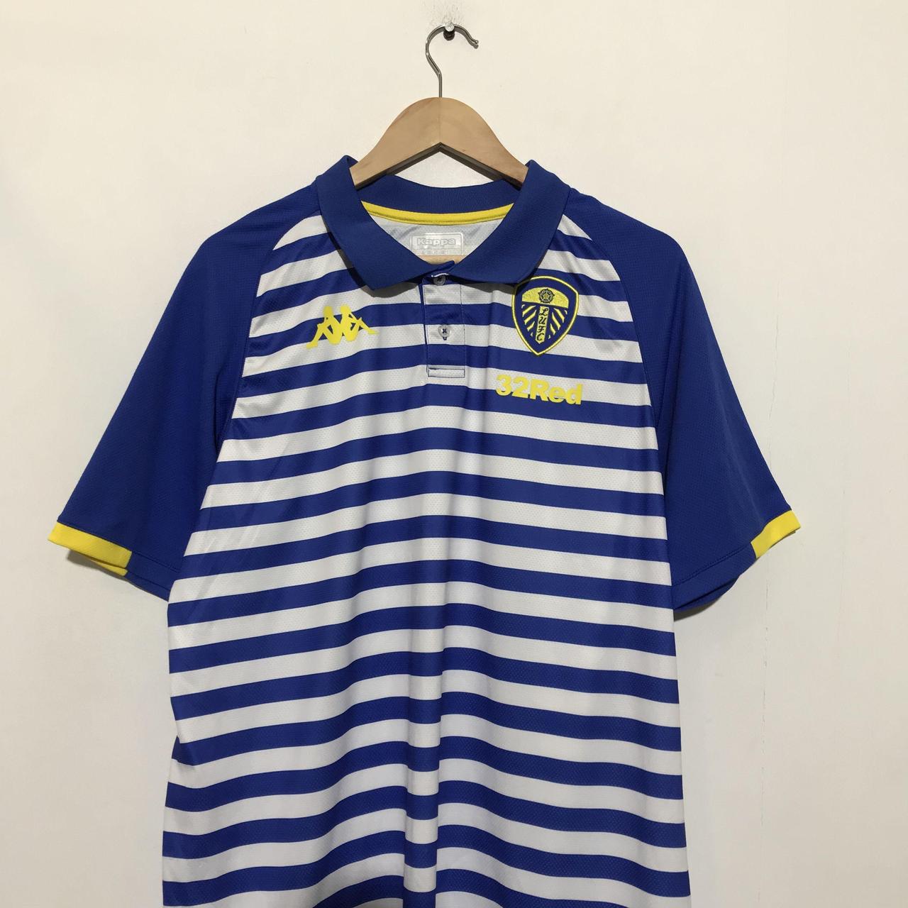 20172018 Leeds United Football Training Shirt Kappa... Depop