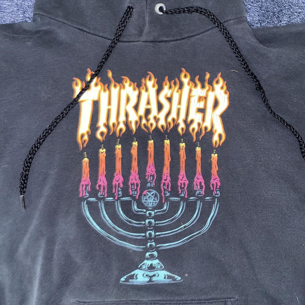 Thrasher clearance menorah hoodie