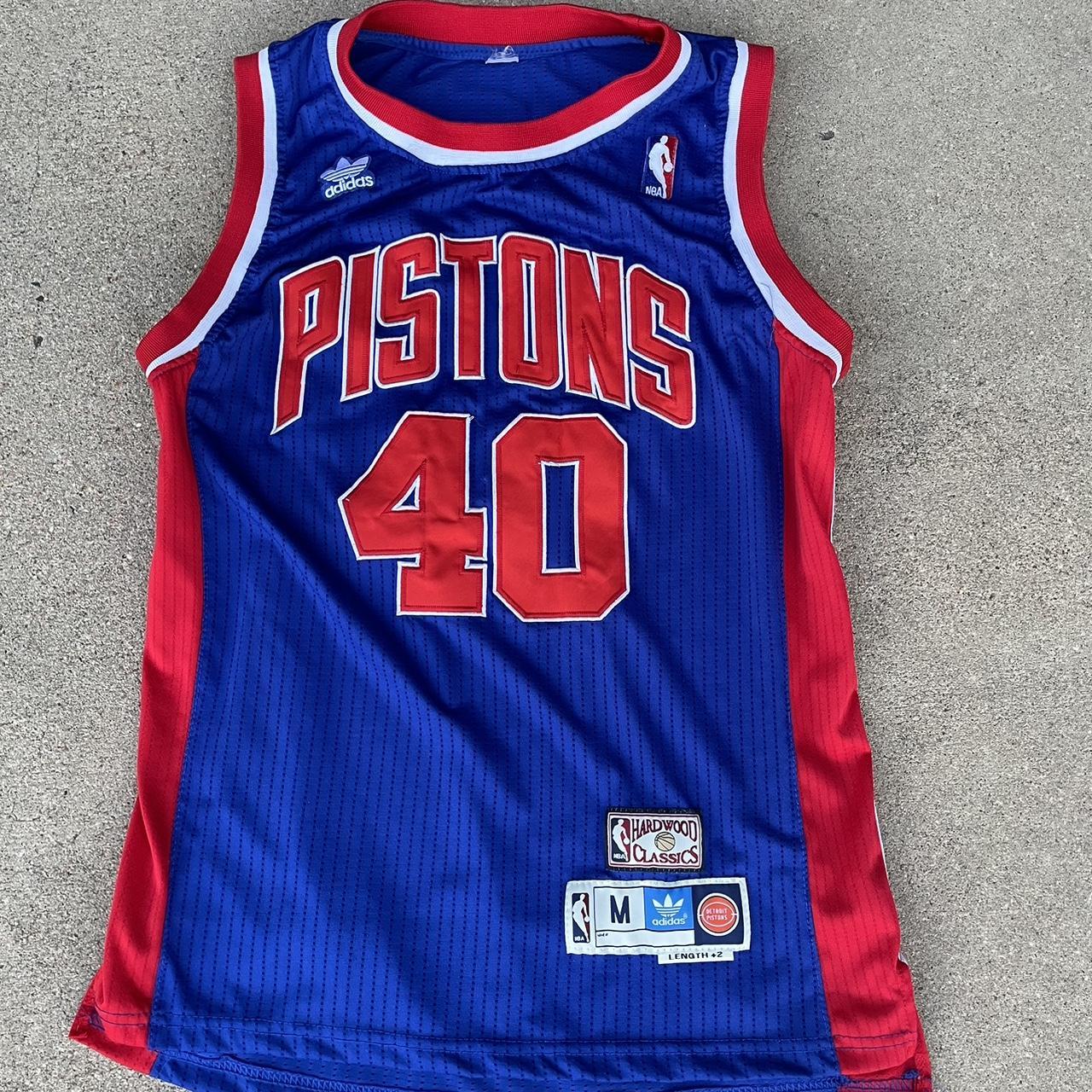 Vintage Pistons Bill Laimbeer NBA... - Depop