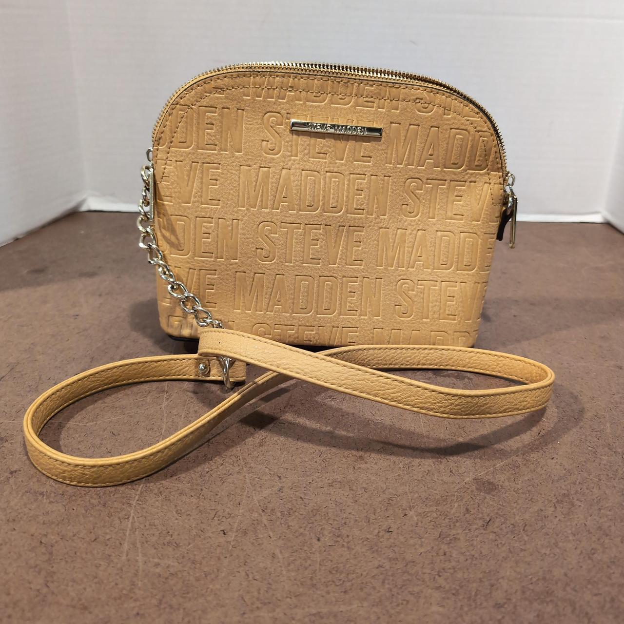 Mustard yellow Steve Madden purse End to end approx