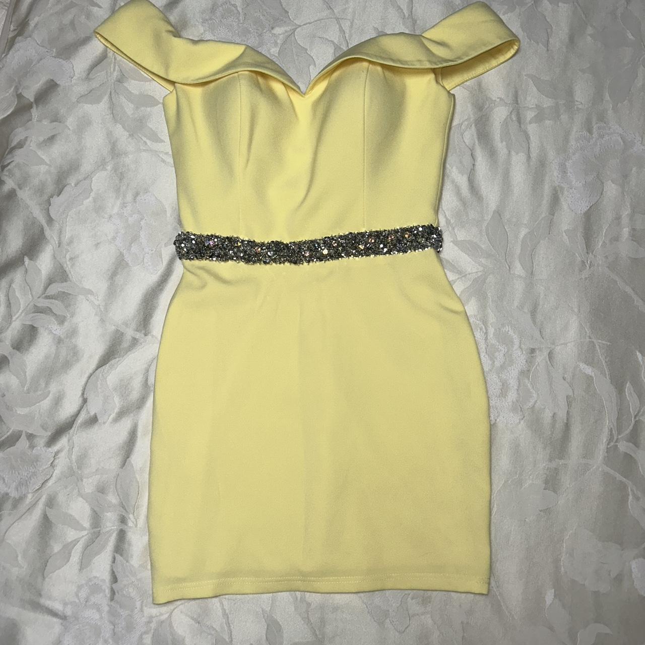 Yellow Pia Michi dress💛 worn once UK8 runs small,... - Depop