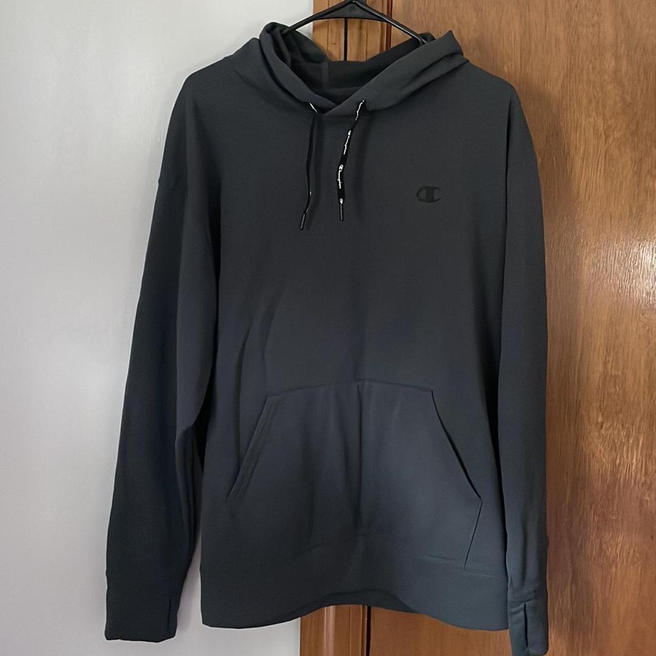 Champion hoodie dark store gray