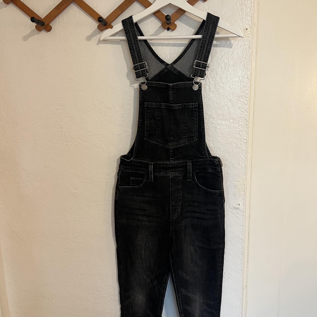 Levi's skinny overalls clearance black