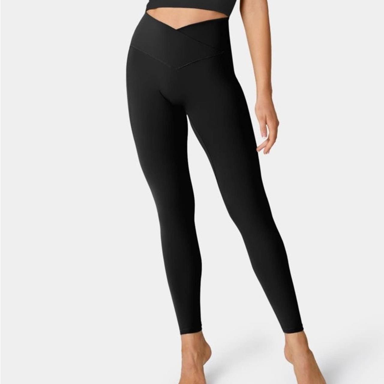 Halara leggings Black size XS 7/8 length Super - Depop