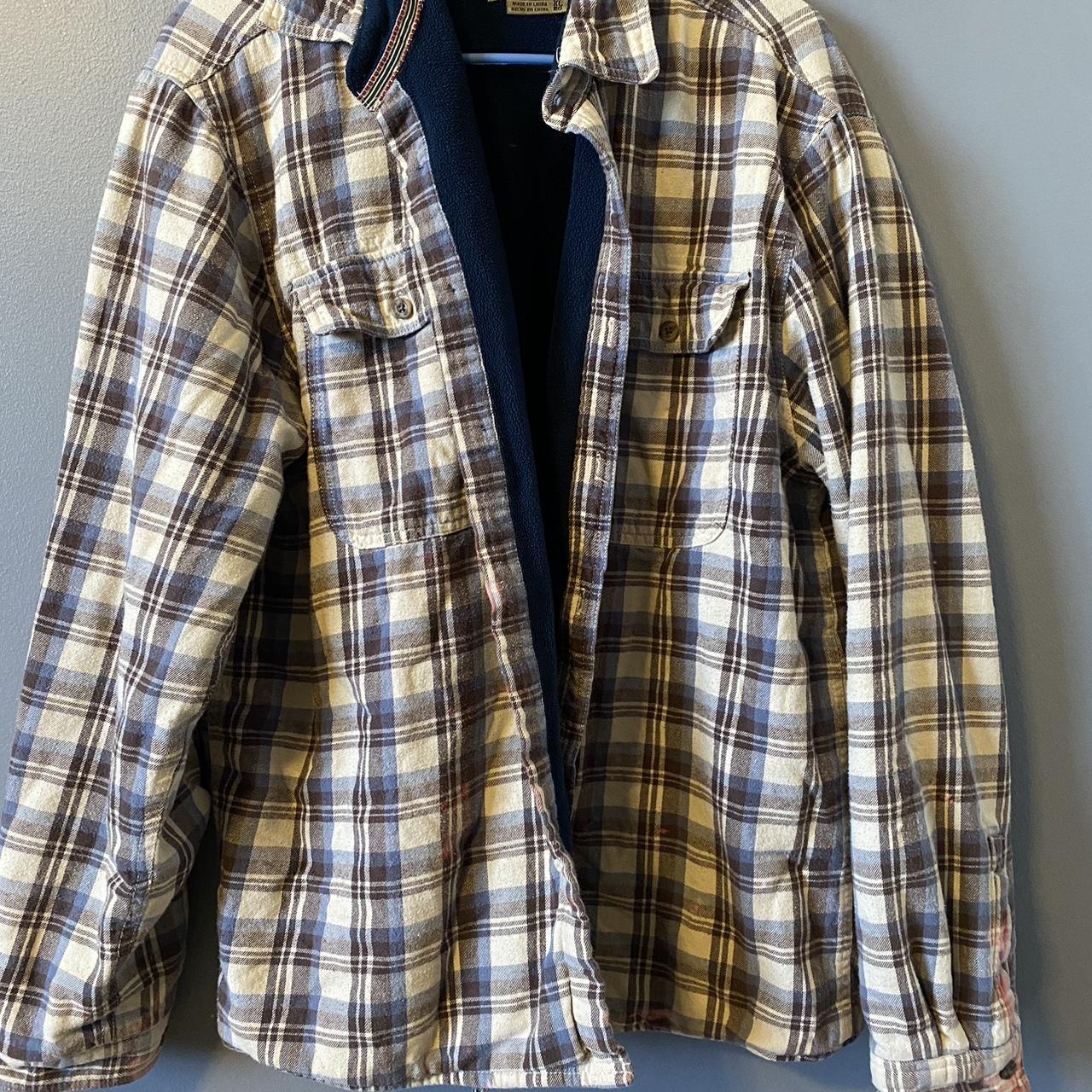 Boston traders clearance fleece lined flannel