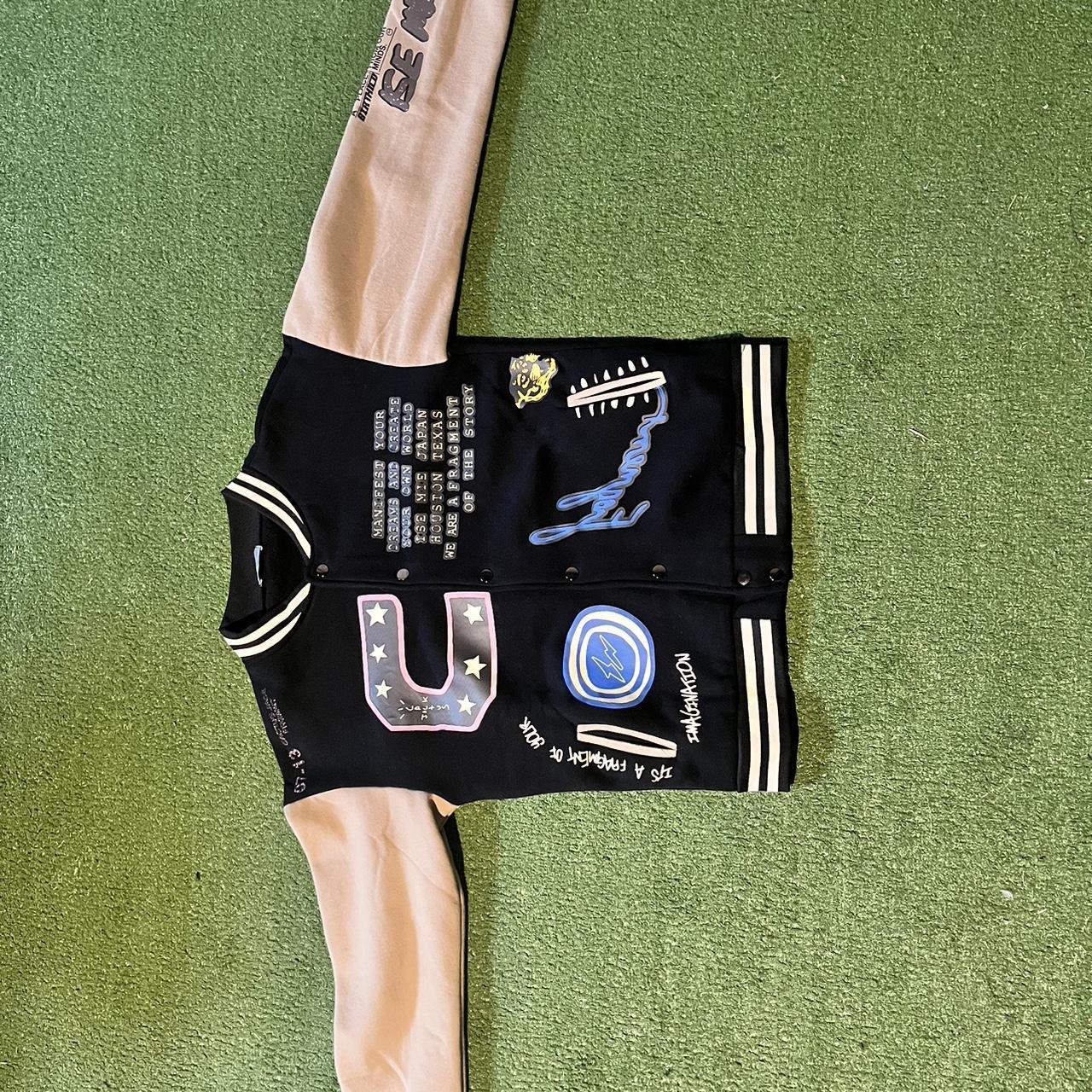 cactus jack for fragment manifest letterman jacket