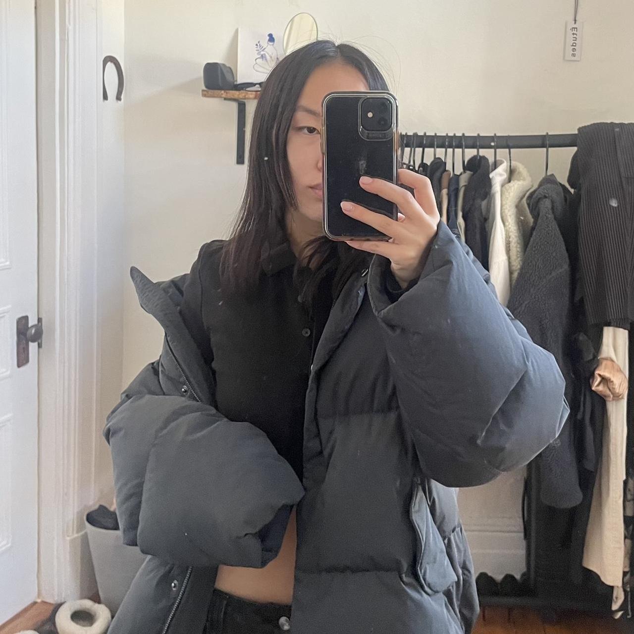 COS puffer jacket Shell & Lining: 100% Recycled | Depop