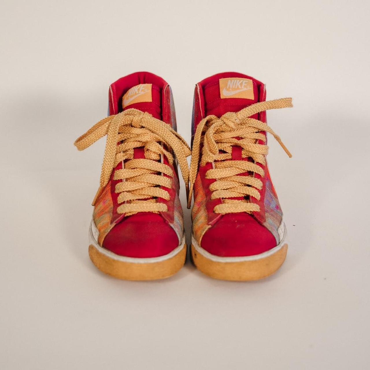 colorful nike high top sneakers