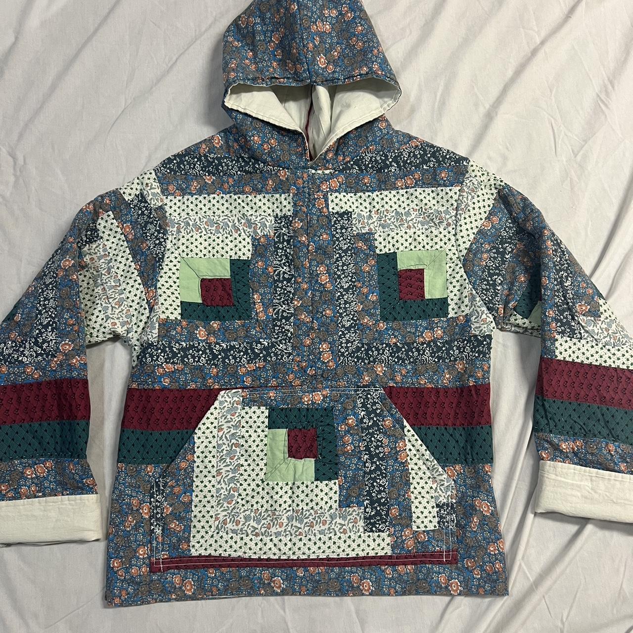 JUST DROPPED 12 27 23 Quilt hoodie made from Depop