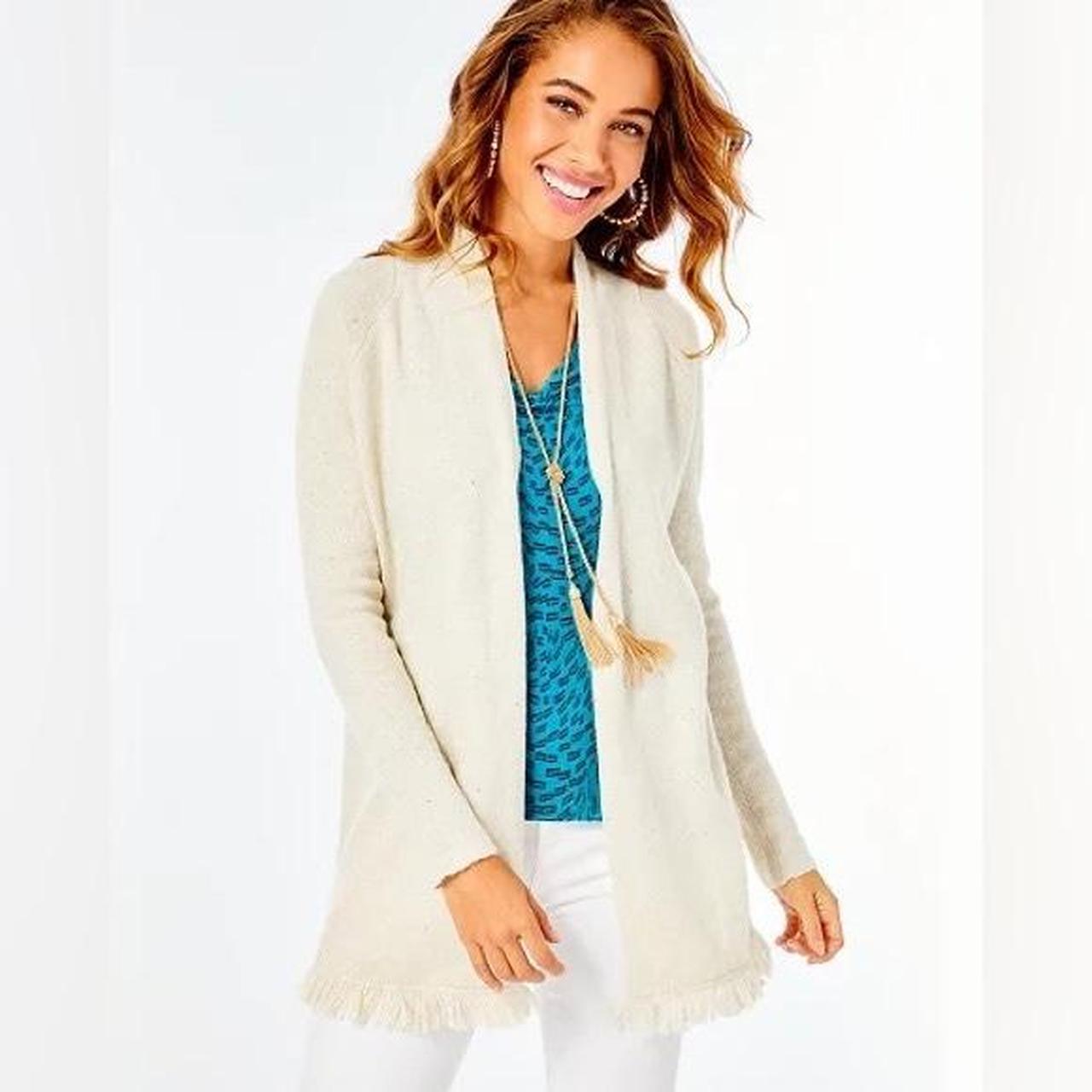 Lilly pulitzer hot sale gold cardigan