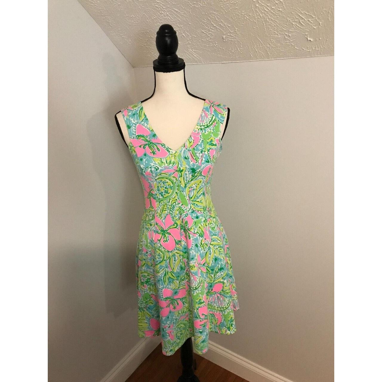 Lilly Pulitzer Dahlia Coconut Jungle V Neck Fit Depop