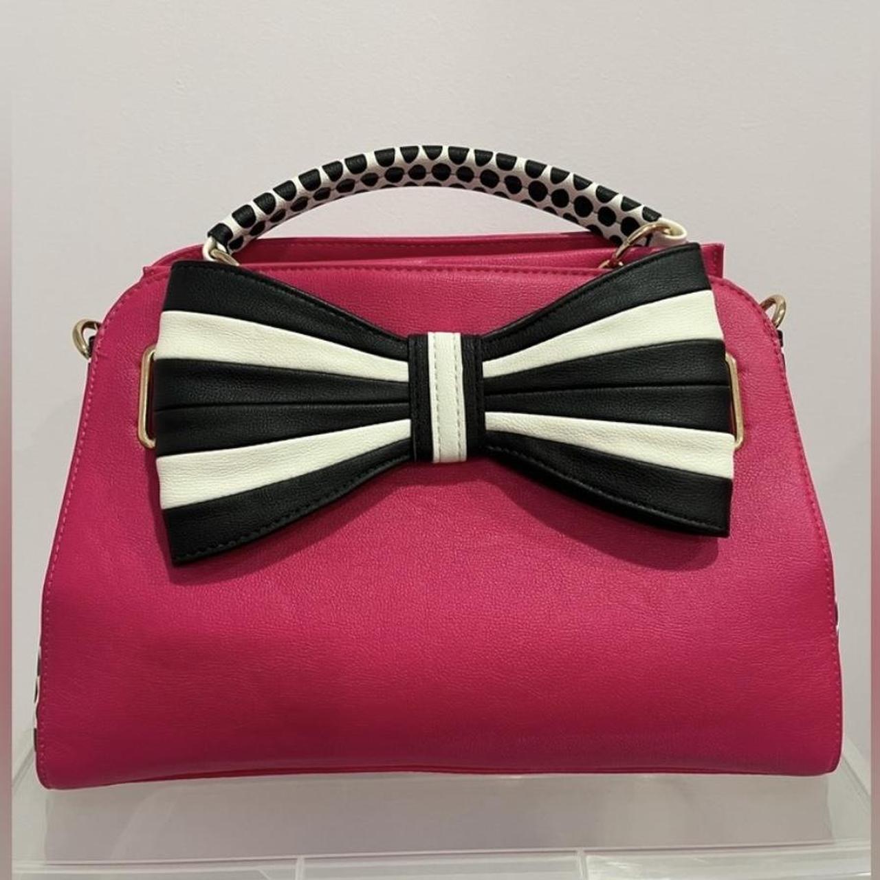 SHE BOWS CROSSBODY PINK | Women's Handbags – Betsey Johnson