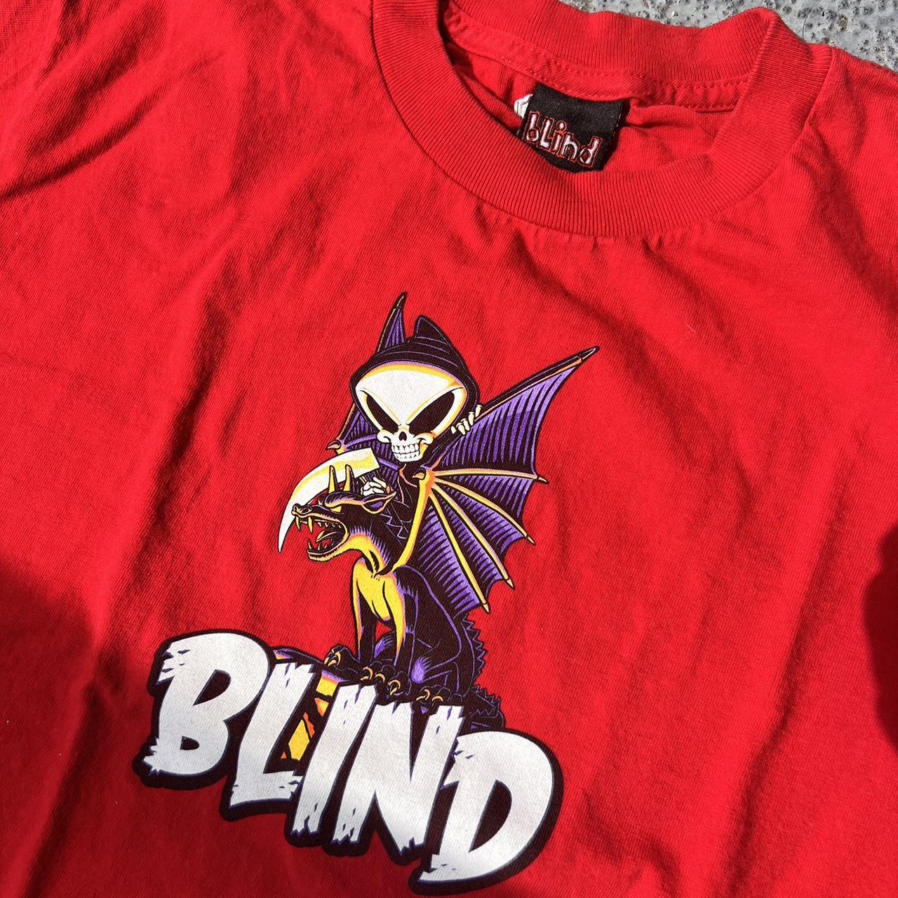 Red Blind 2000's Skateboard Shirt – DoorStop