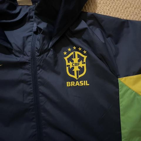 Nike Brazil Windbreaker #nike #windbreaker #jacket - Depop