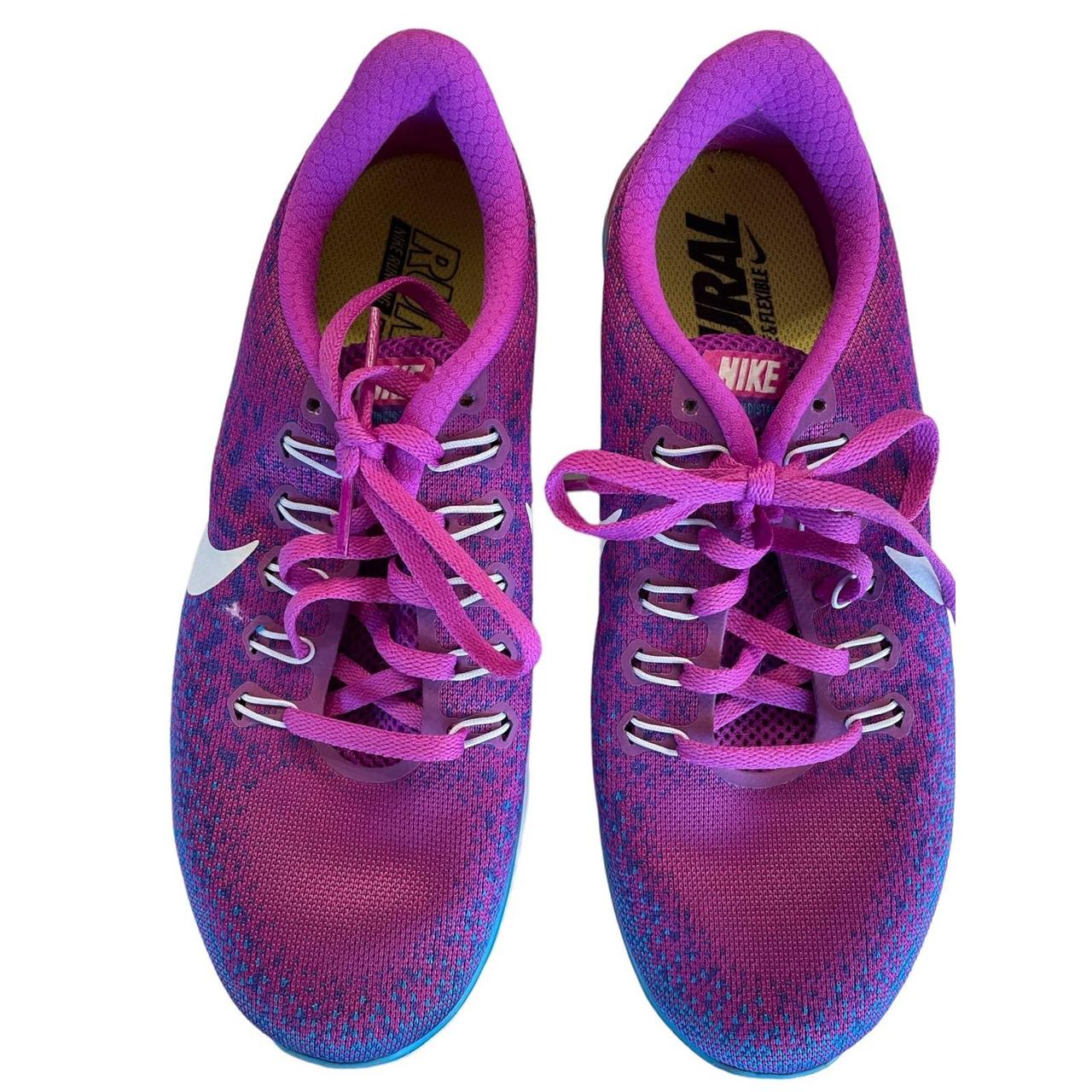 Nike women's free rn distance clearance 2 hyper violet / white