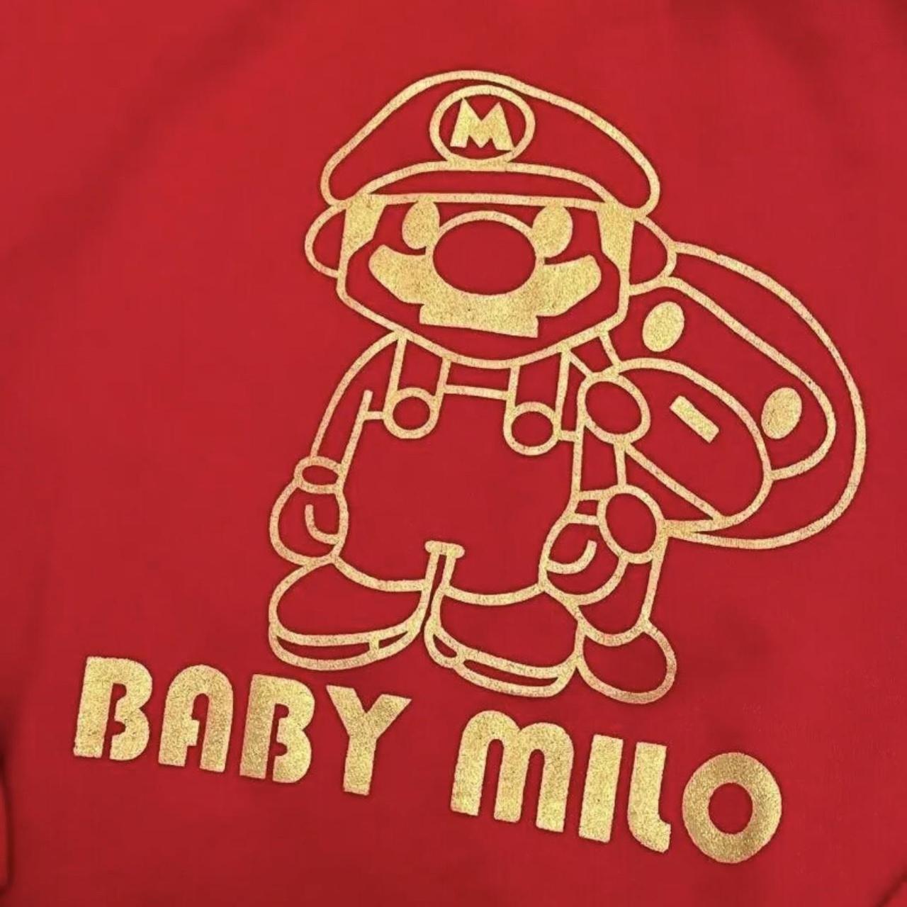 Baby milo x shops mario hoodie