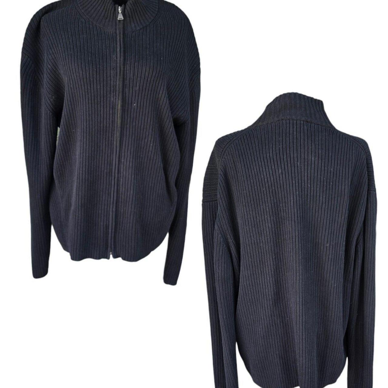 Offers Calvin Klein Ribbed Knit Full Zip Sweater