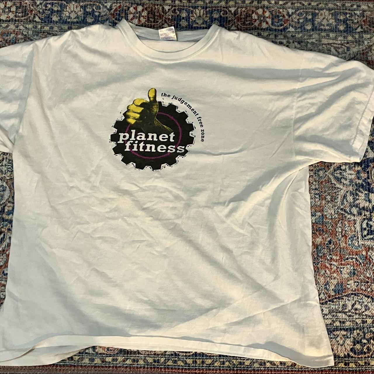 Workout Shirt / Planet Fitness XLARGE / sleep shirt  - Depop