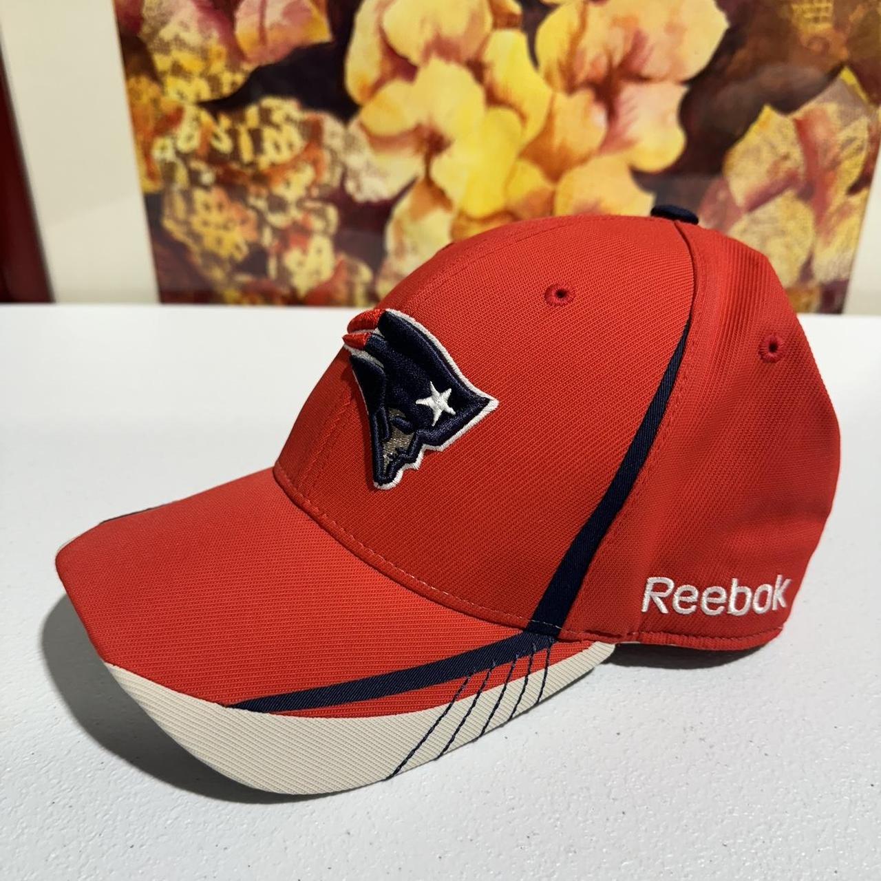 England Patriots Reebok Hat Cap Mens Red On Field. Depop