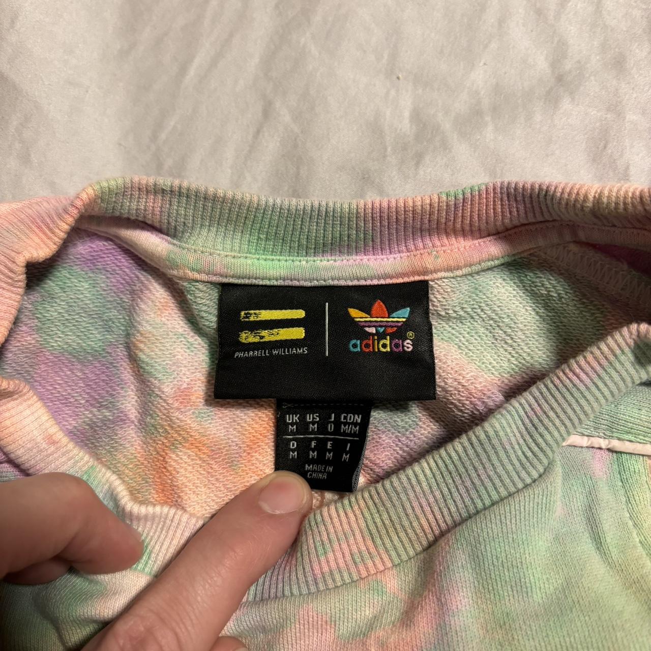 Adidas discount rainbow sweatshirt