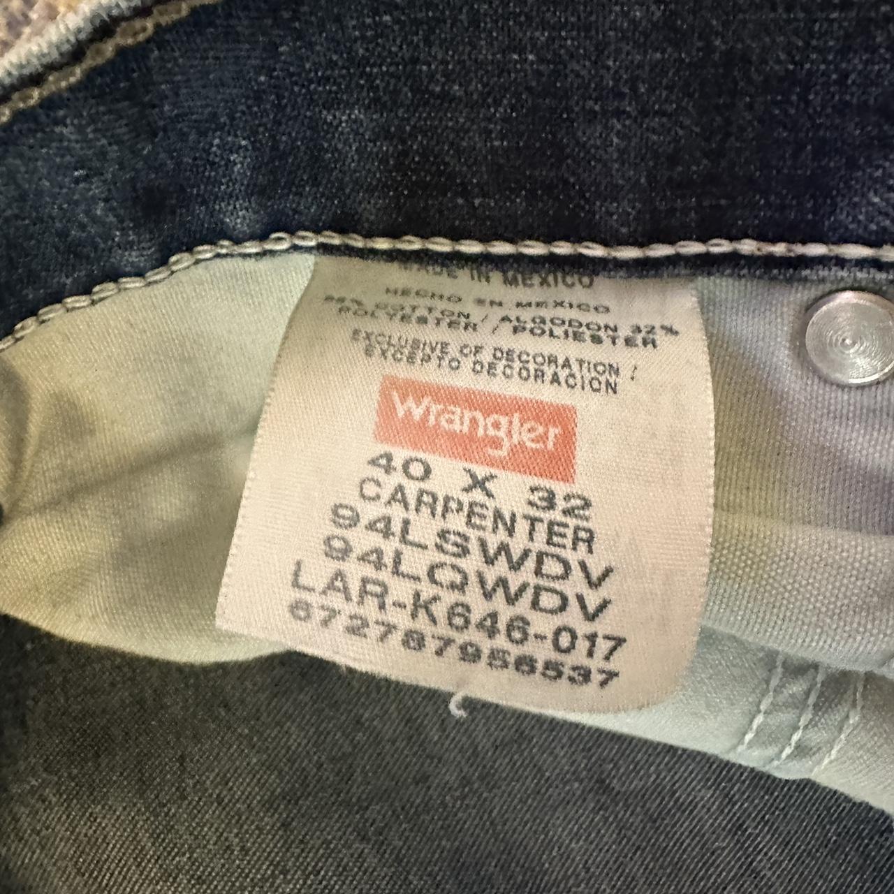 Vintage Wrangler Jeans size 40x32 #wrangler #jeans - Depop