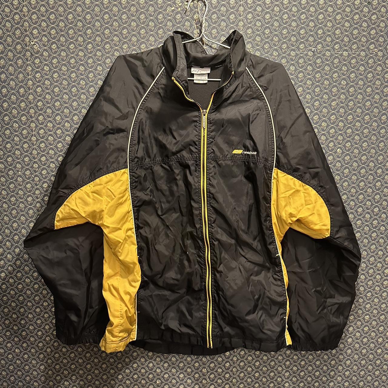 Reebok jacket shop mens gold