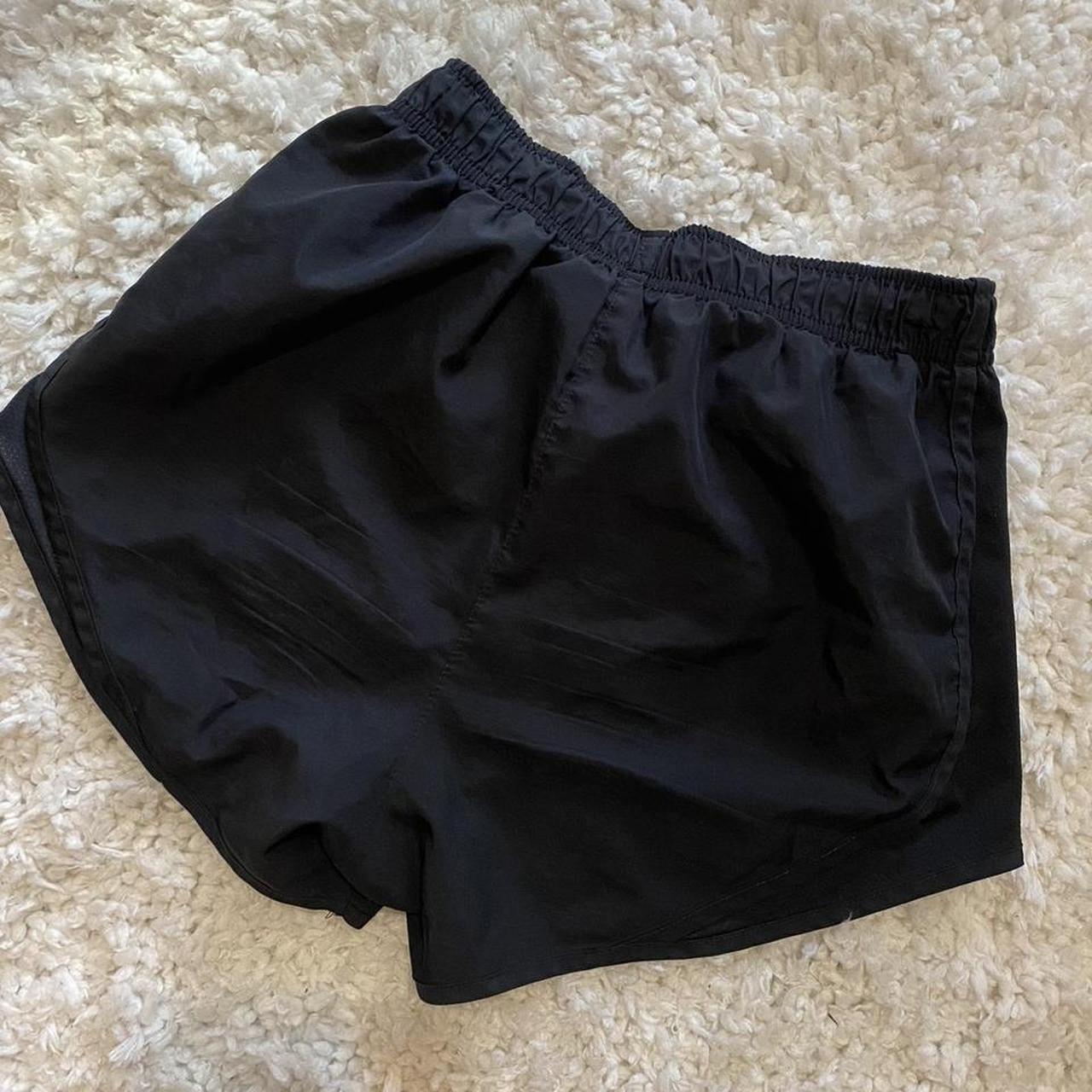 Black Nike Shorts Size XS but can fit S Has a small... - Depop