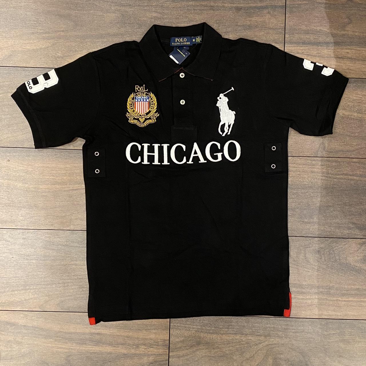 Chicago Ralph Lauren POLO I Black SUPERRR NICE Depop