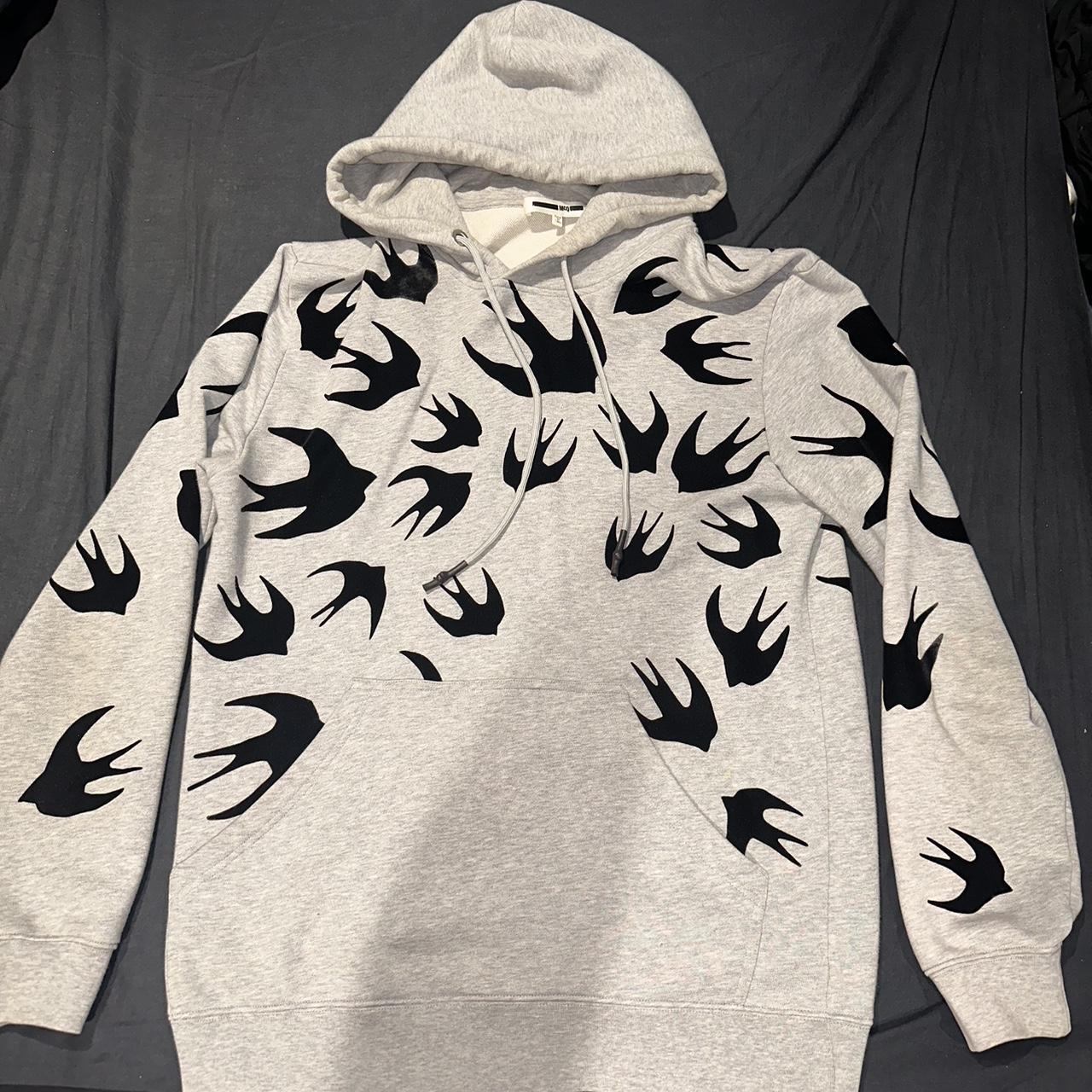 Alexander mcqueen outlet grey hoodie