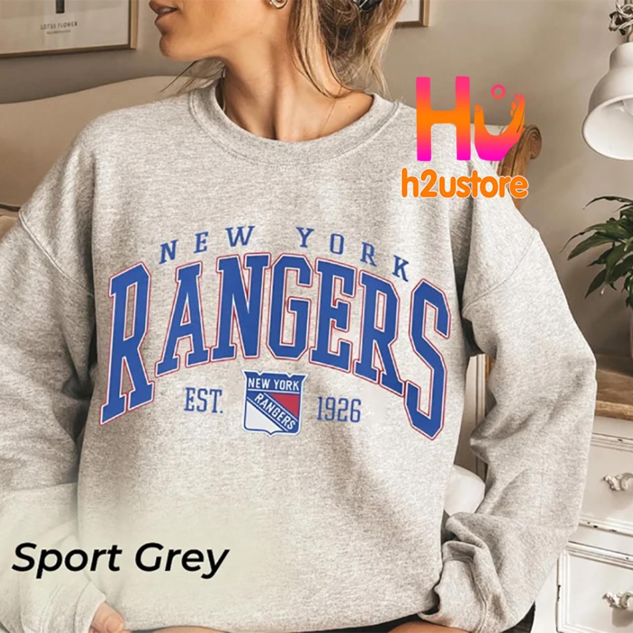 Vintage New York Rangers Sweatshirt New York Hockey Depop