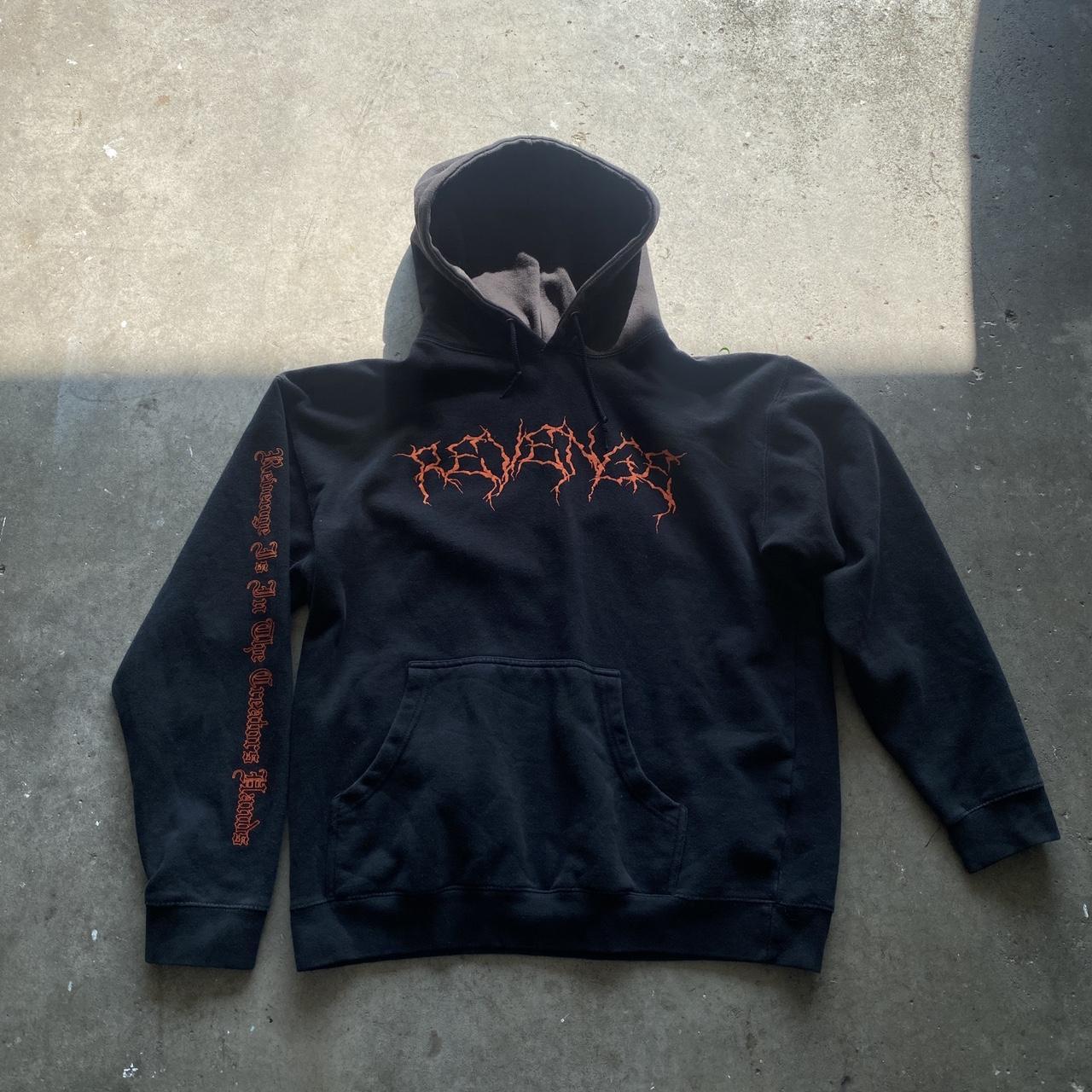 Revenge hoodie red and black sale