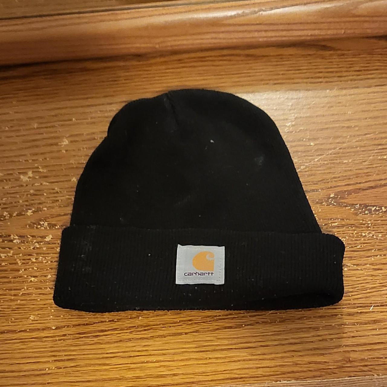 Men's carhartt beanie. All black beside logo graphic... Depop