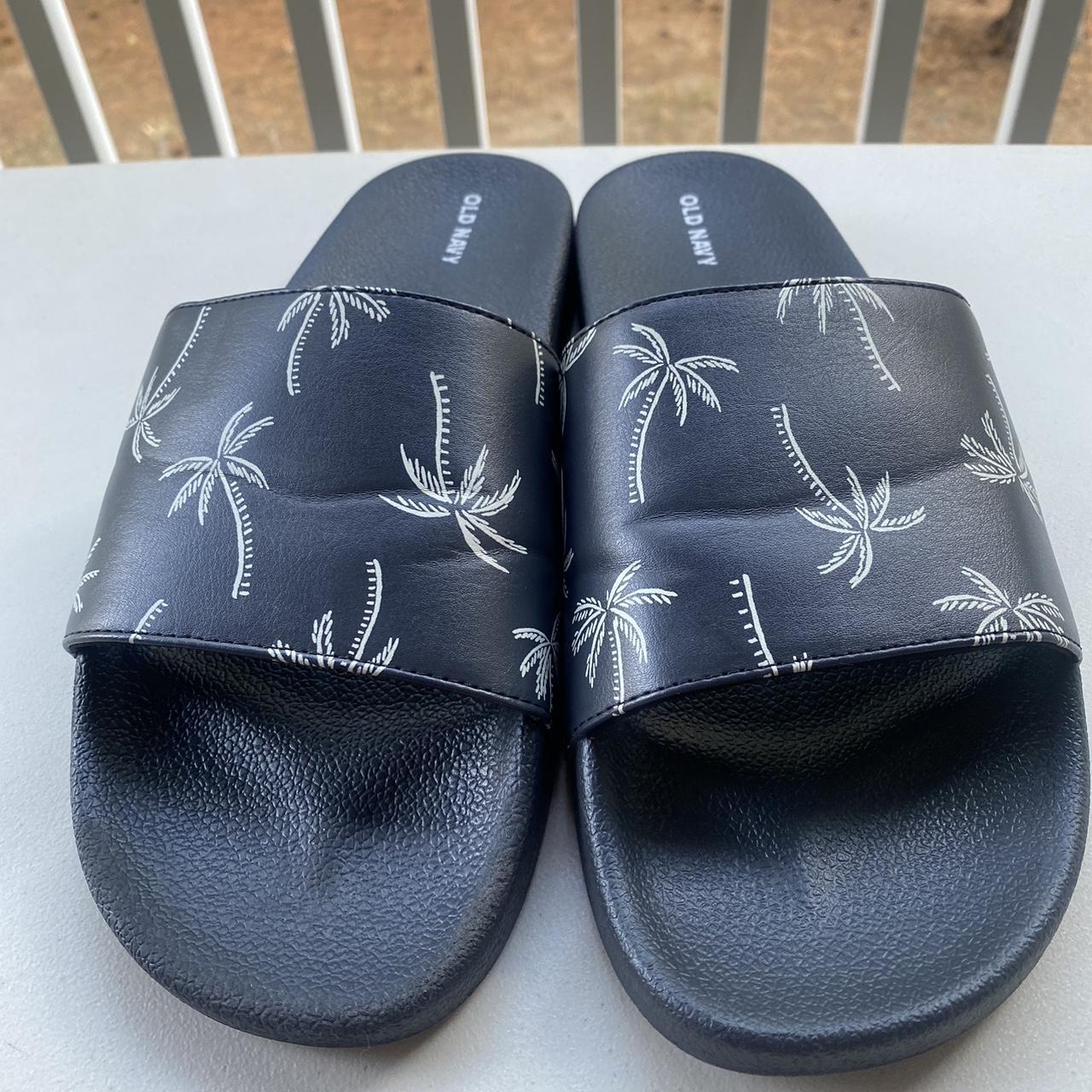 Step out in style with these slip on Men s Slides Depop