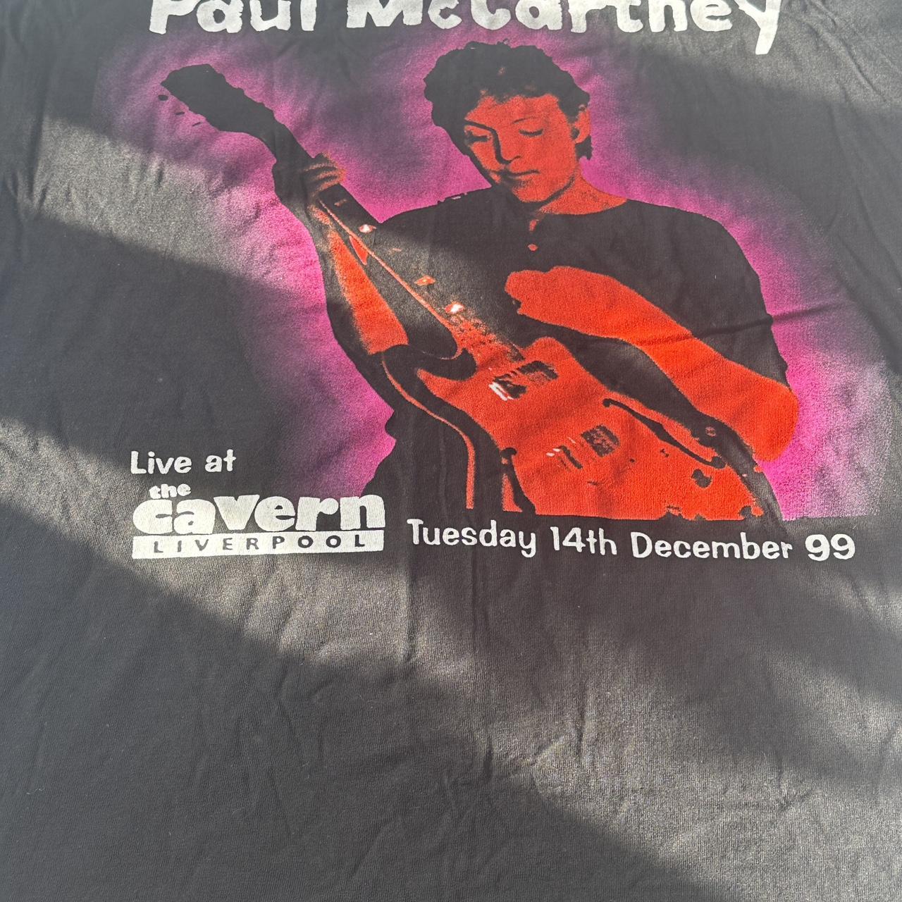 Vintage Paul McCartney Tshirt black size large... - Depop