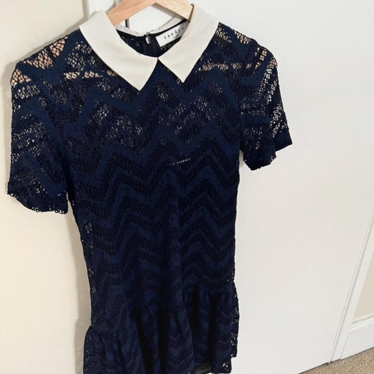Classy lace mini dress comes with a black silk inner... - Depop