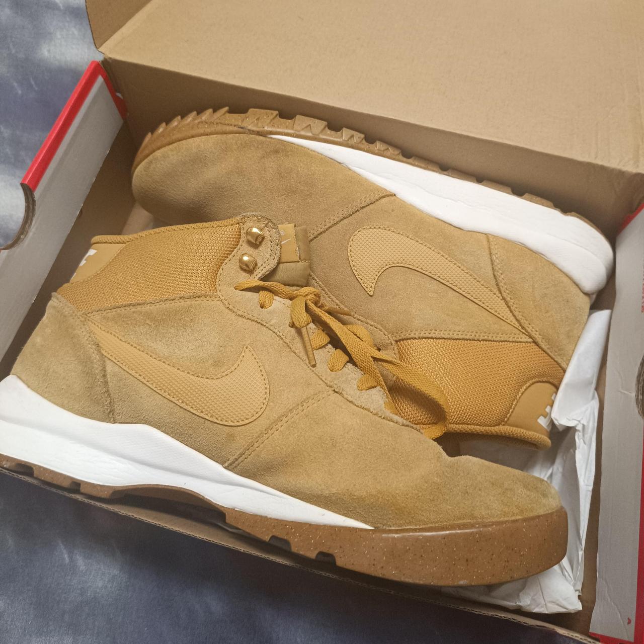 Nike Hoodland Suede Haystack Size 11Uk Depop