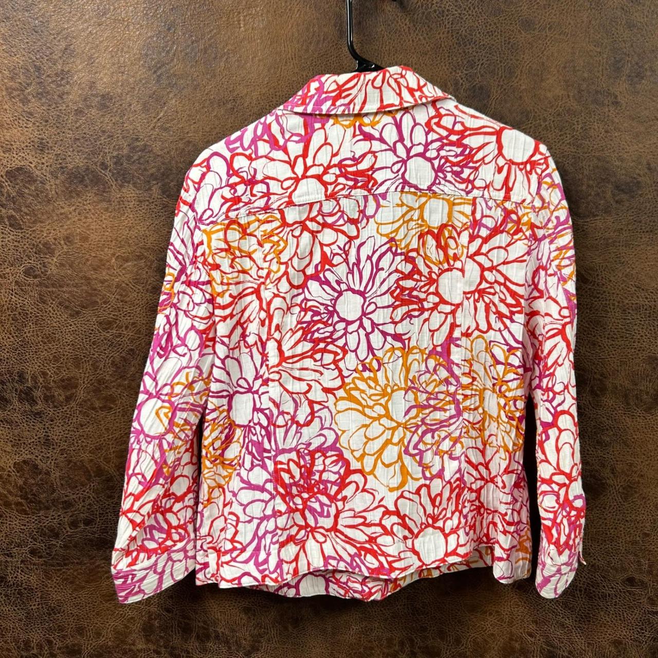 Ruby Rd. Women's Plus size Jacket - Orange/Pink -… - image 6