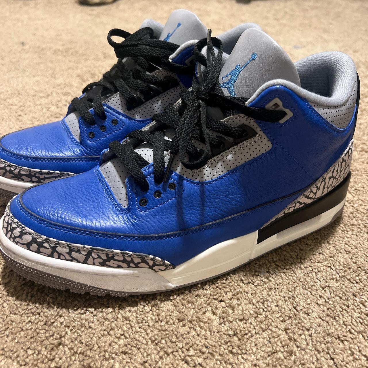 Jordan 3 Blue - Depop