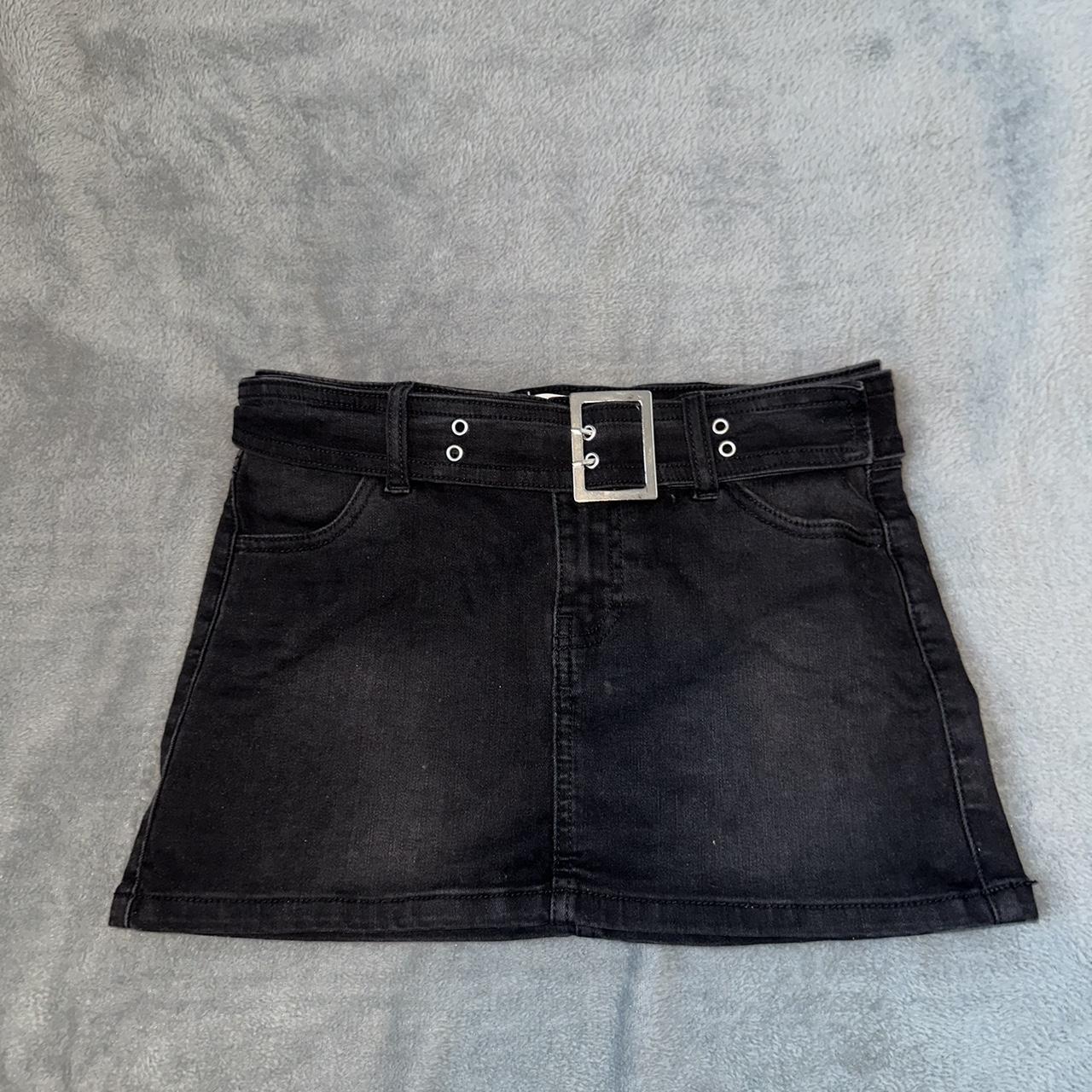 Ladies Denim Mini Skirt Black Denim Skirt Dv8 Black Denim Skirt