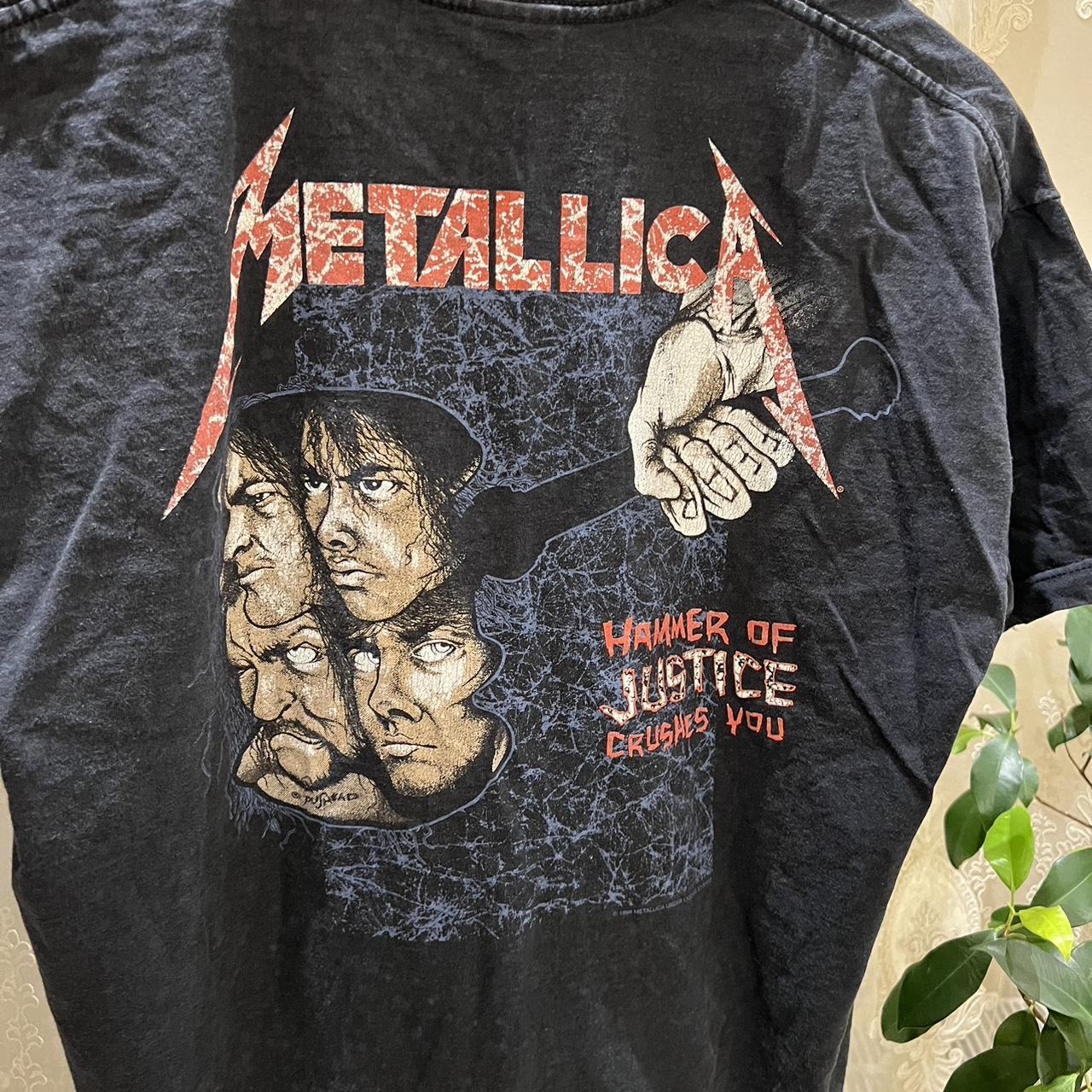 ❏希少【MY PROOF】Reason for My Justice RE:M. 🩸RARE🩸Metallica 1994 Justice For All Vintage T | Depop