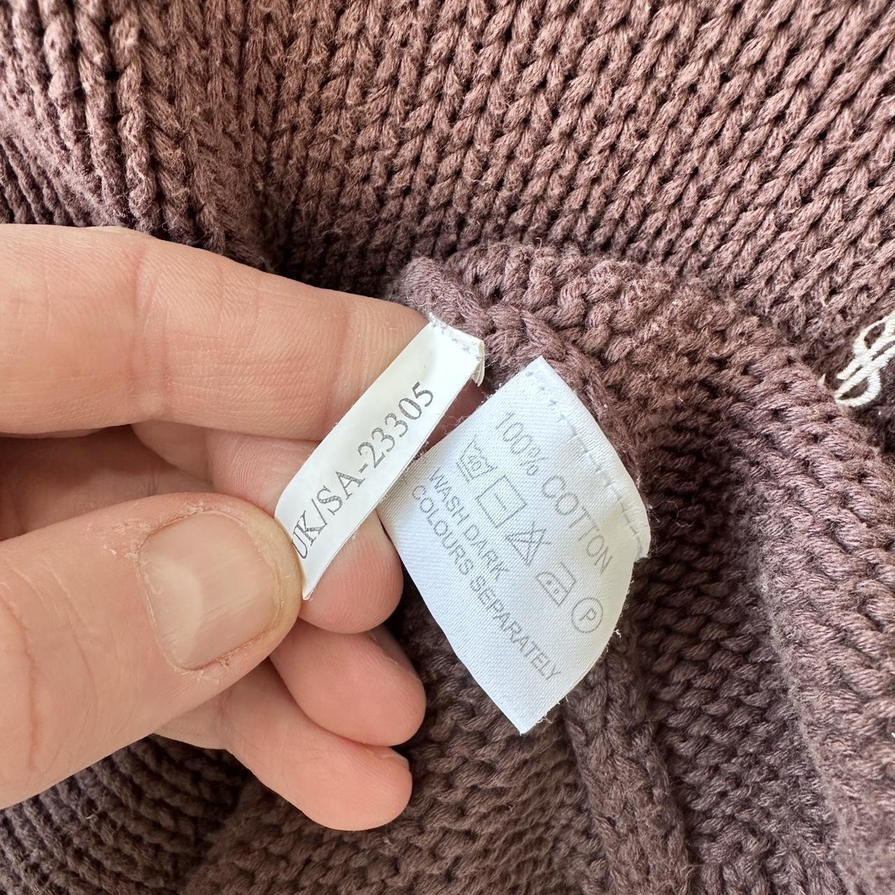 Yves Saint Laurent Men's Sweater - Brown/Burgundy… - image 5